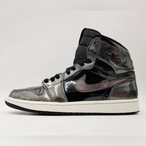 Nike Air Jordan 1 Retro Black Patent Leather 2016 Anti Gravity Size 9.5